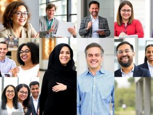 Oameni inspiraționali realizând diverse activități de succes.