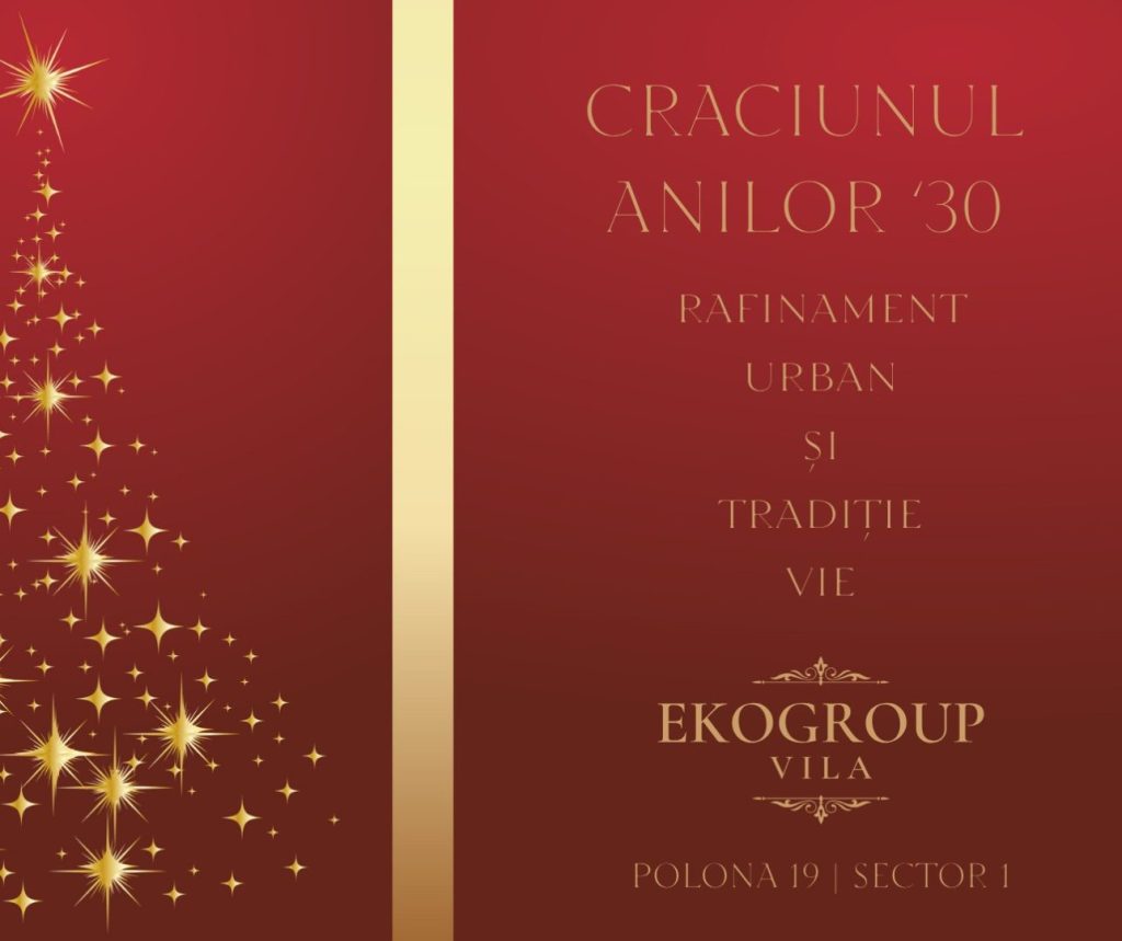 Eleganța Crăciunului Anilor ’30 la Eko Group Vila: O Călătorie în Timpul Interbelic